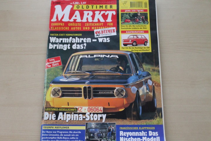 Deckblatt Oldtimer Markt (01/2002)